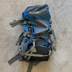 High Sierra Blue and Gray Backpack
